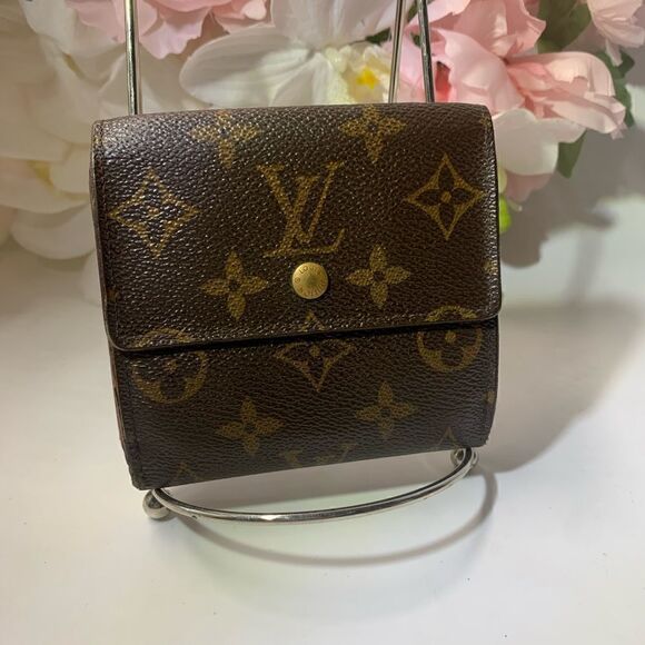 Authentic Louis Vuitton Monogram Elise Compact Wallet - Picture 1 of 11